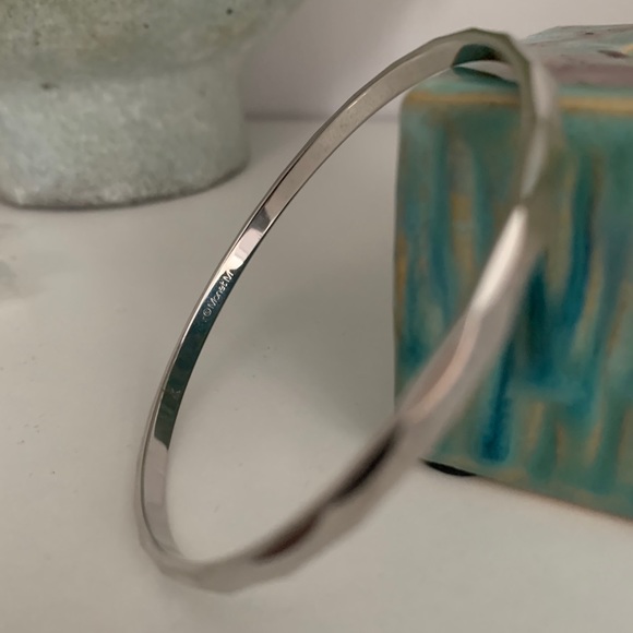 Vintage Monet silver Bangle - Picture 9 of 9